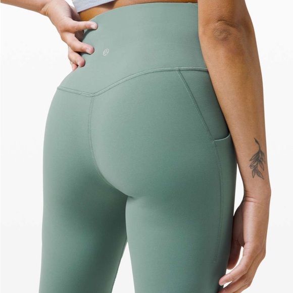 Lululemon Align High Rise Pant with Pockets 25" Tidewater Teal - Picture 6 of 7